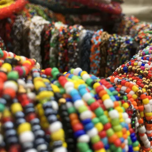 vibrant local crafts markets